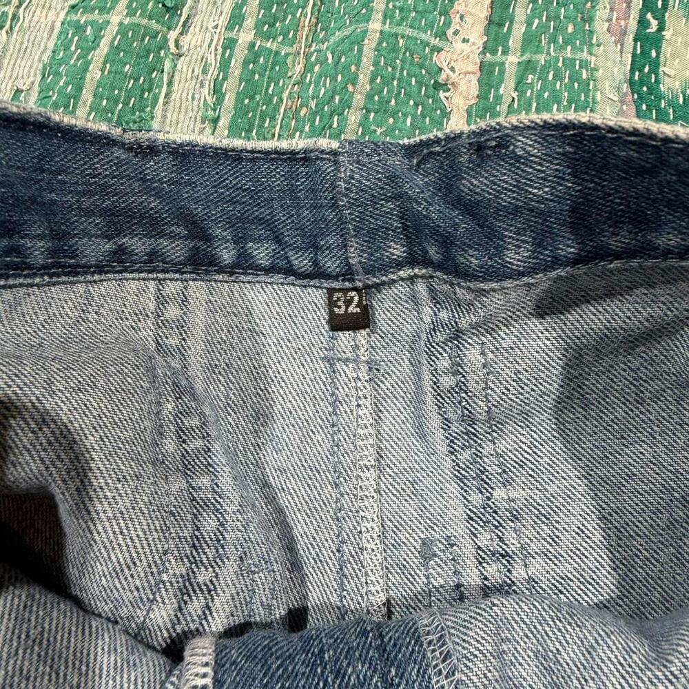 Custom patchwork baggy jorts size 32 - Picture 7 of 7